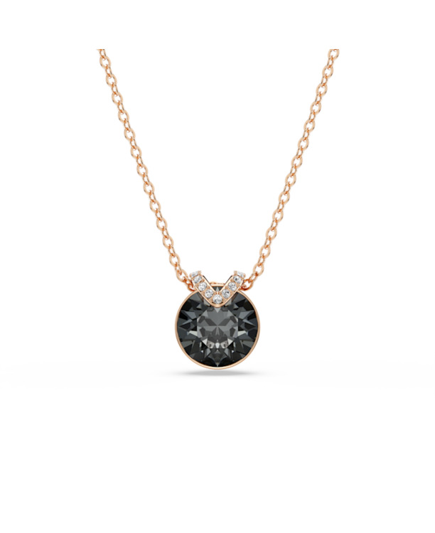 Bella Pendant OU Rose Gold shiny Crystal Silver Night Crystal
