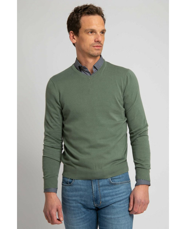 Suitable Respect Vinir Pullover Mid Groen