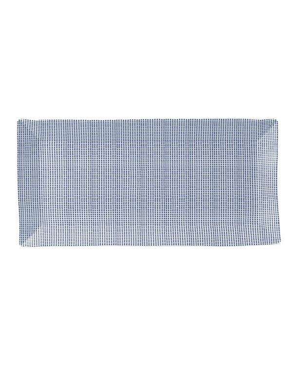 Pacific Serving Tray 39.5cm 15.5in Blue Dots