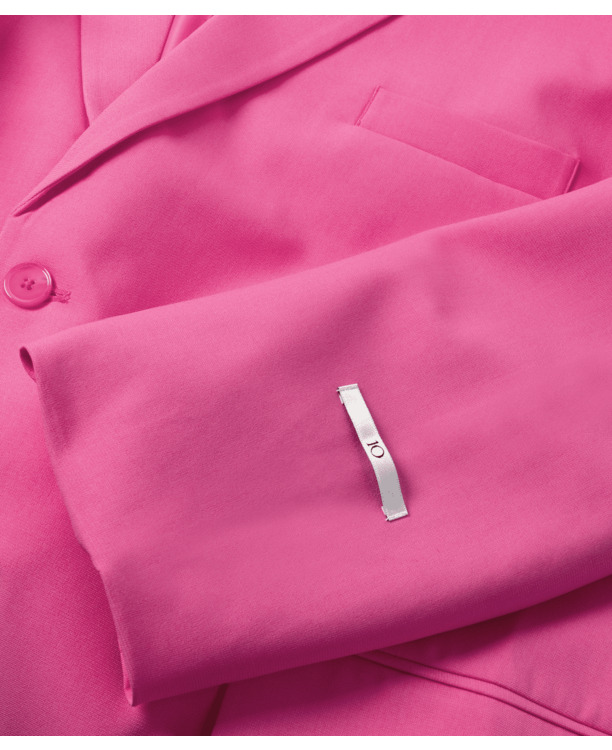 10DAYS Dames Power Blazer Roze polyester elastaan