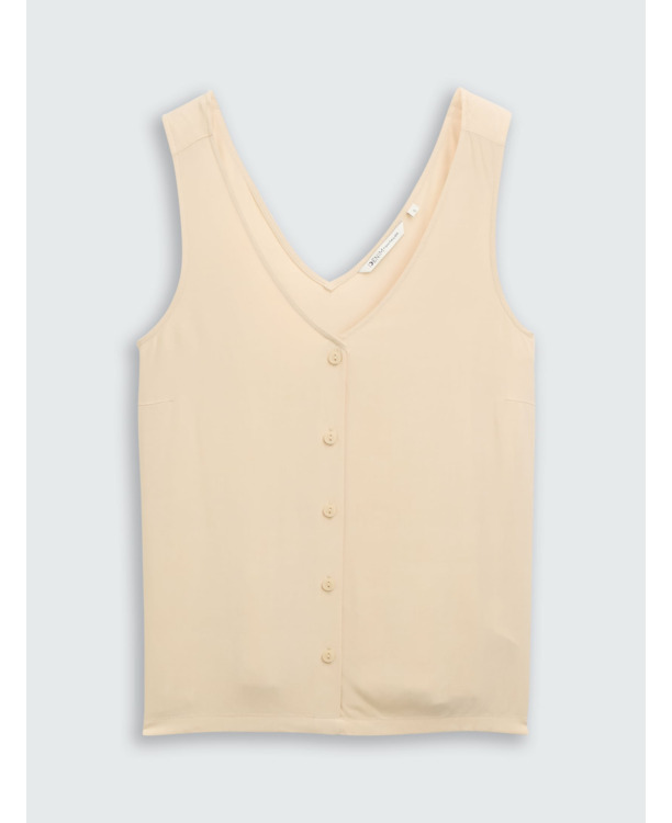 Top met knoopsluiting