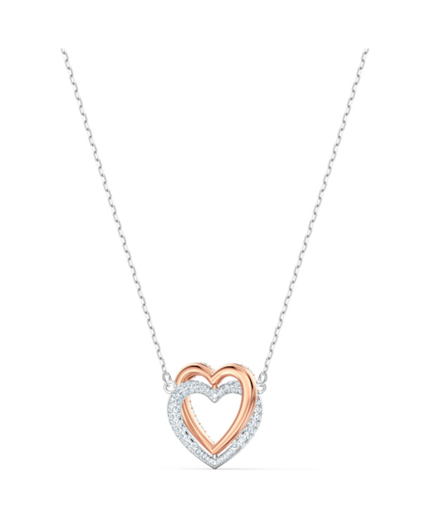 Hyperbola Infinity Necklace Mixed Plating Crystal