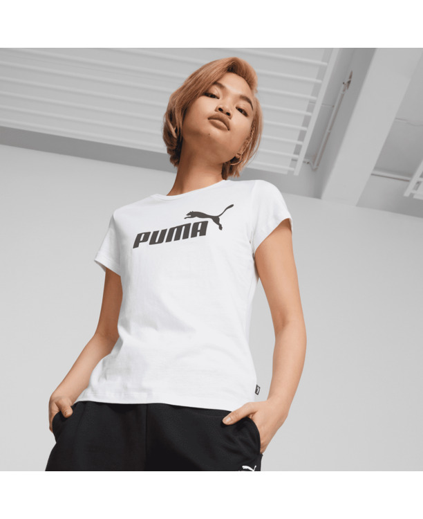 ESS Logo Tee Puma White