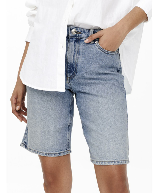 Regular Fit Lange Denim Shorts