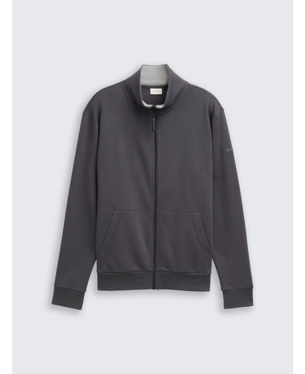 Sweatshirt met staande kraag