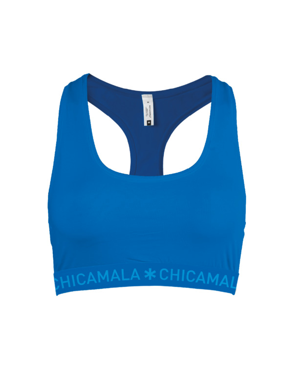 Dames 1-pack racer back effen Green