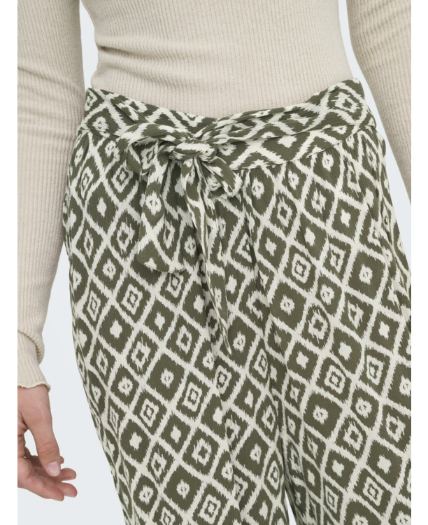 Loose Fit Loose fit broek met riem in de taille