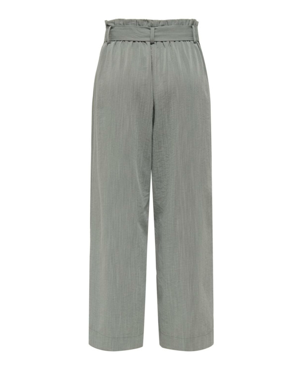 Flared Fit Paperbag broek met riem
