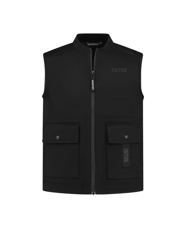 Unleash The Lion - Bodywarmer - Zwart