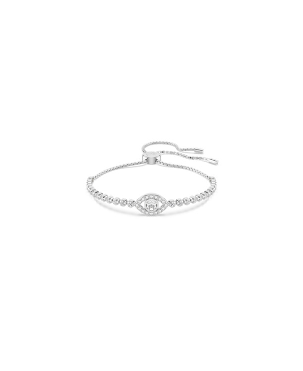 Matrix Tennis Soft Bracelet Rhodium shiny White Crystal