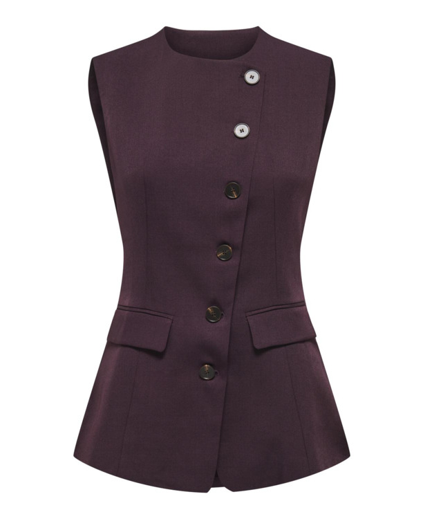 STUNOLI ASYM LONG VEST WVN