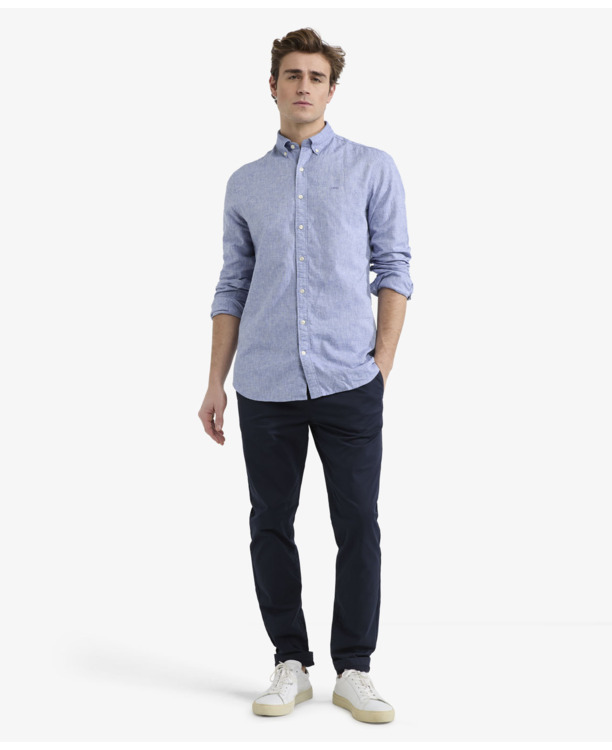 Cotton Linen Shirt Heren