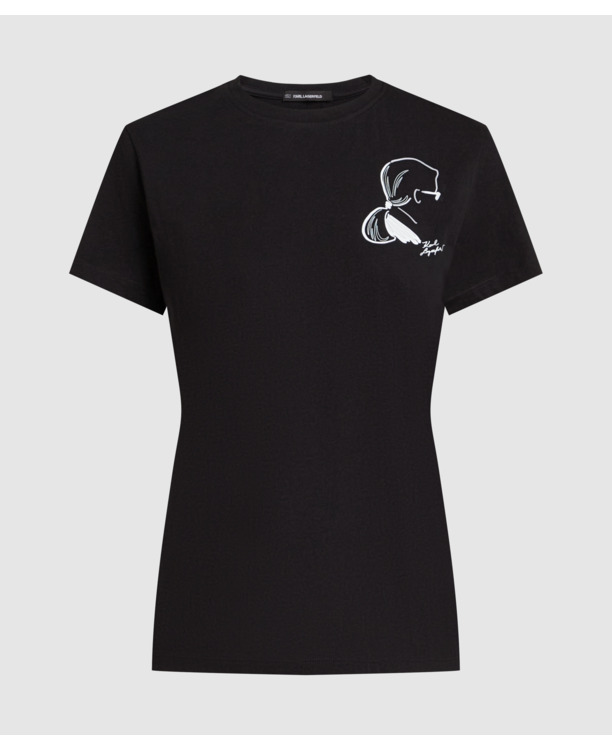 SKETCH CAMEO PRINT T-SHIRT