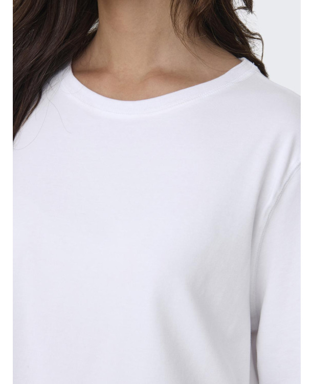 Loose Fit O-Neck Short Sleeves (S/S) Basic O-hals T-shirt met losse pasvorm en korte mouwen