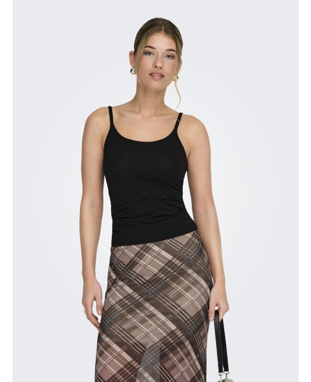 Stretch Fit O-Neck Sleeveless (S/L) O-hals mouwloze stretch fit top voor dagelijkse stijl