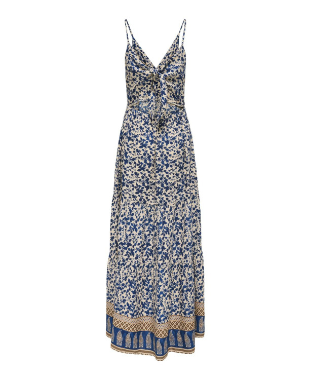 Regular Fit V-Neck Sleeveless (S/L) Elegante zomerjurk met V-hals in maxi-lengte