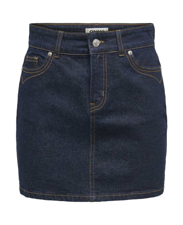 ONLJUICY HW WESTERN SHORT SKIRT DNM MAE