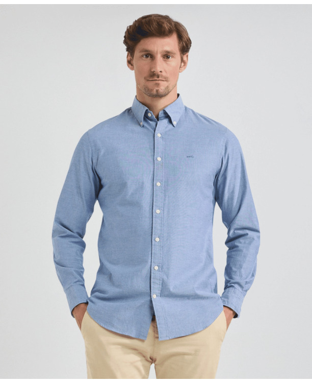 Stretch Oxford Shirt Heren