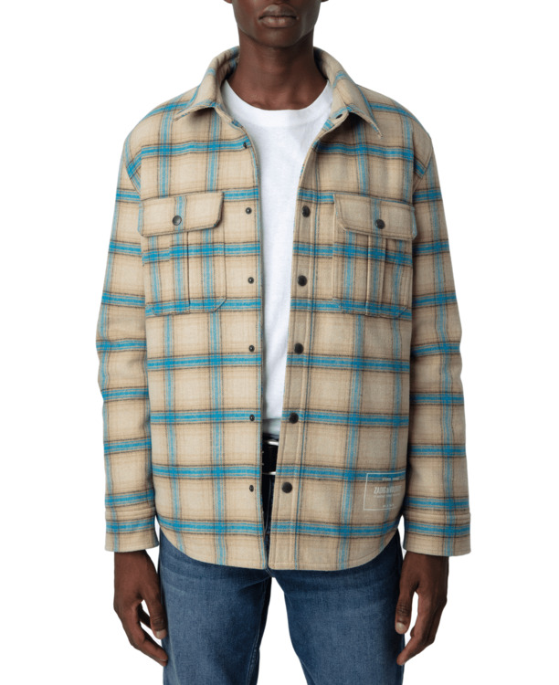 BALI WOOL CHECK PADDED FLOC