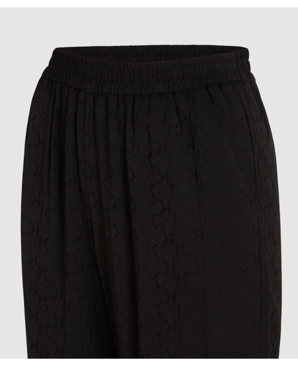 K JACQUARD FLUID PANTS