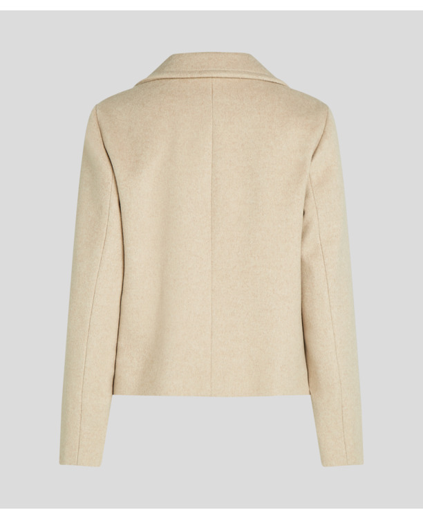 WOOL BLEND PEACOAT