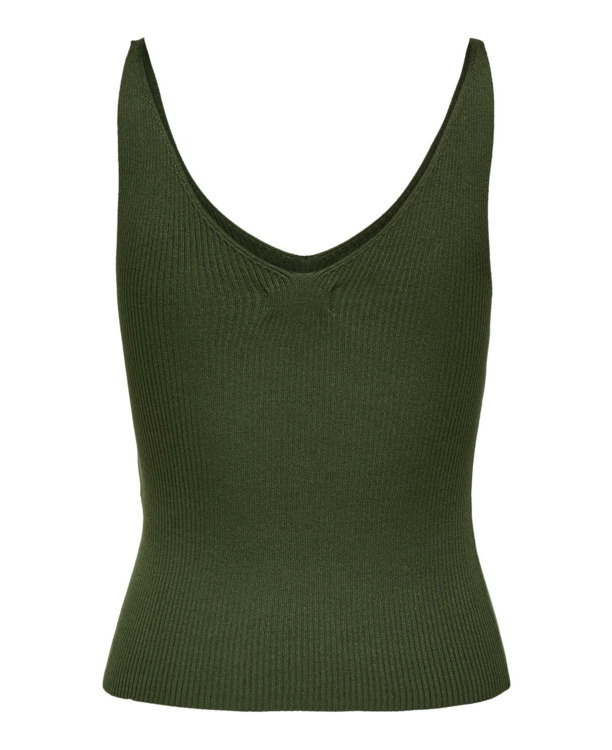 Knit Fit V-Neck Sleeveless (S/L) Gebreide top