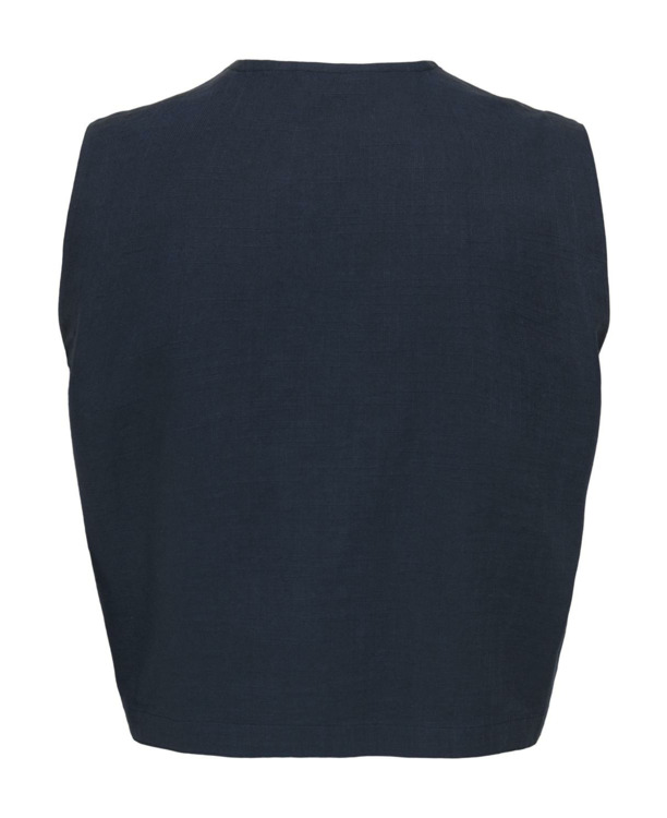 Regular Fit V-Neck Sleeveless (S/L) Elegant regular fit vest met V-hals voor de zomer