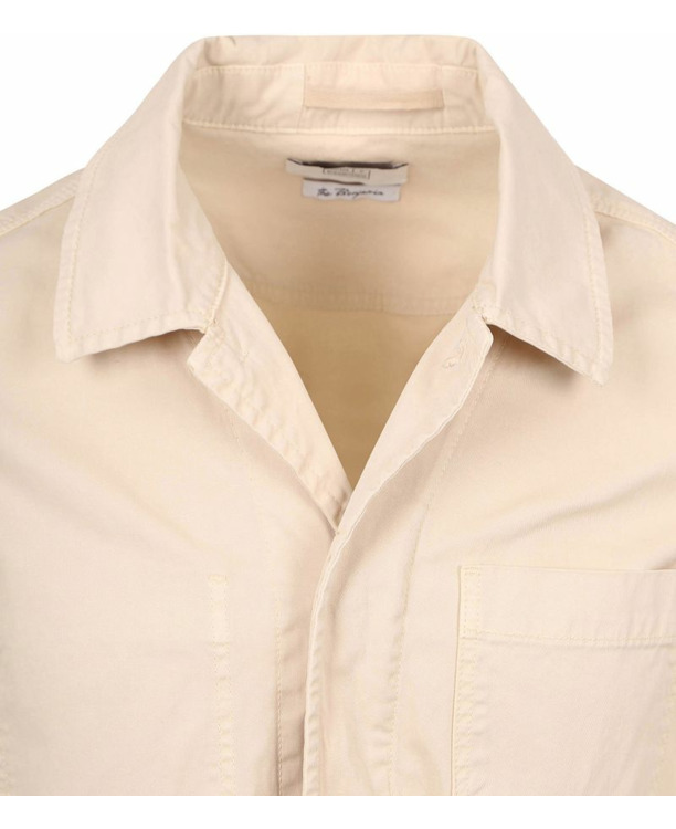 King Essentials The Benjamin Overshirt Ecru