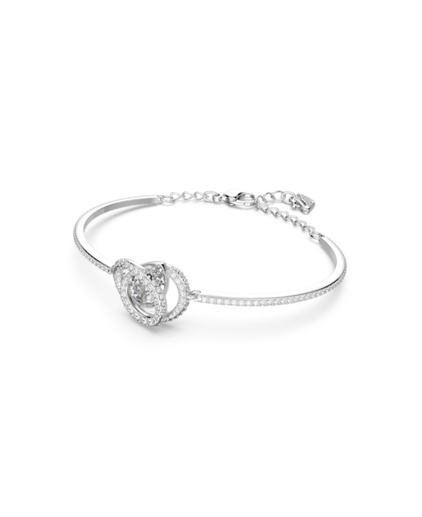 Generation Soft Bangle Rhodium shiny Crystal