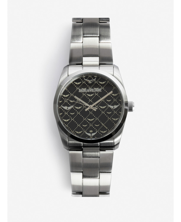ZADIG MONOGRAM WATCH 36 BLACK