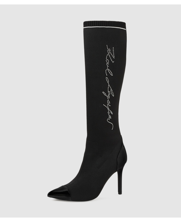KNEE HIGH SIGNATURE KNIT BOOTS