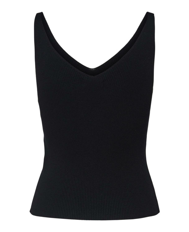 Knit Fit V-Neck Sleeveless (S/L) Gebreide top