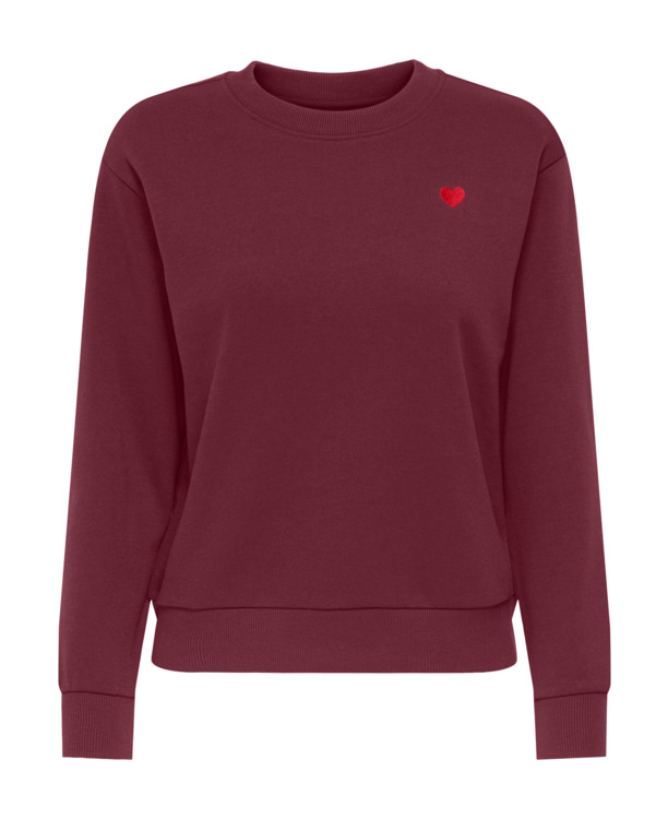 JDYPARIS L/S  EMB SWEAT JRS