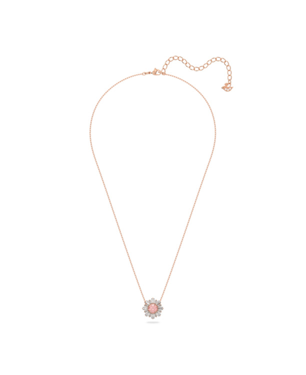 Idyllia E Florere Pendant Medium Rose Gold shiny Fancy Morganite White