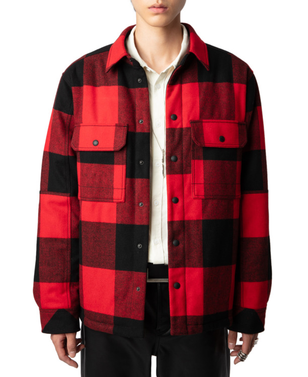 TROP WOOL PADDED CHECK