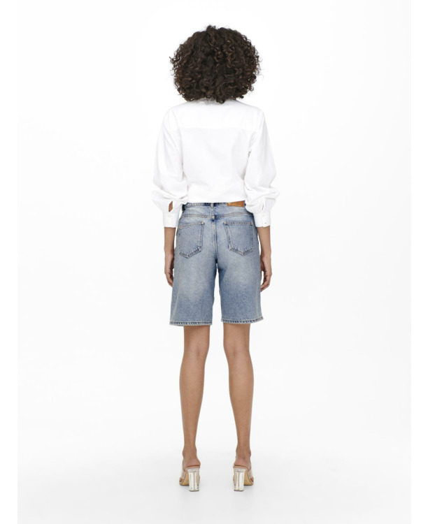 Regular Fit Lange Denim Shorts