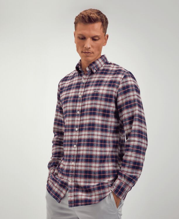 Melange Check Shirt