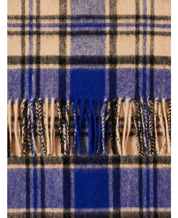 SLMTOPE WOOL CHECK SCARF