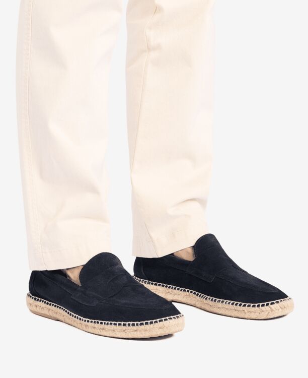 No Label x Abarca Suede Espadrilles