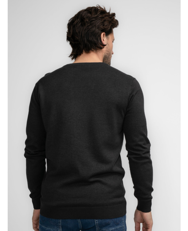 Heren Breiwerk V-hals Basic