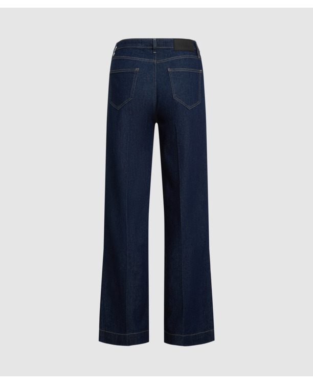 WIDE LEG RINSE JEANS