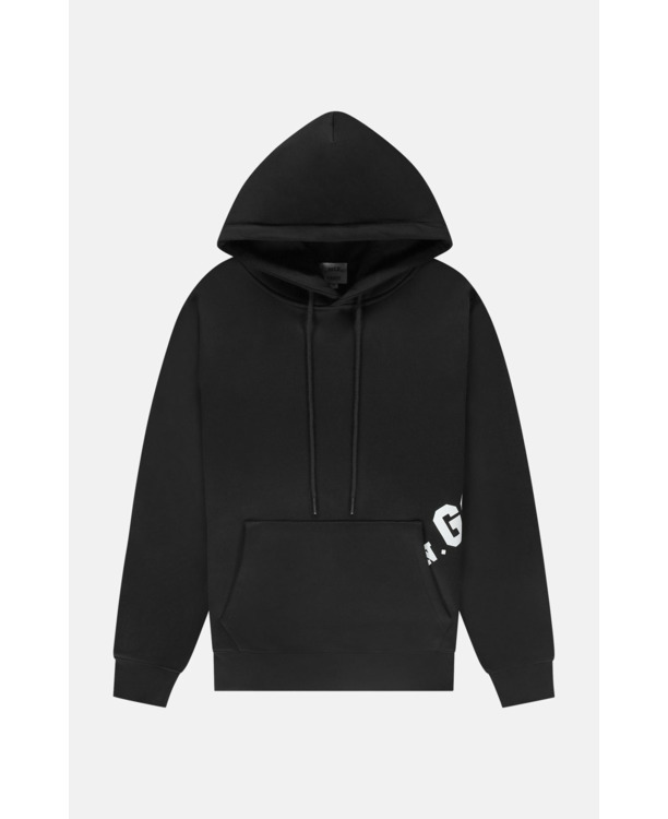 De schroef hoodie zwart Unisex