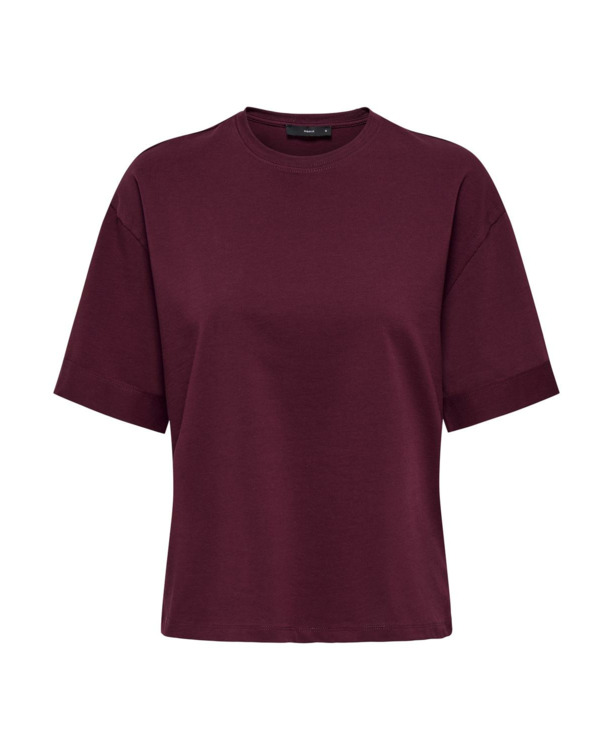 Regular Fit O-Neck Short Sleeves (S/S) Dames O-Hals Basic Top met Korte Mouwen
