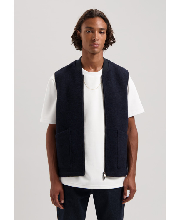 Dstrezzed Heren Mouwloos Gilet DS Nils Zwart