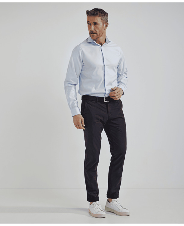 Twill Regular Fit Cutaway Shirt