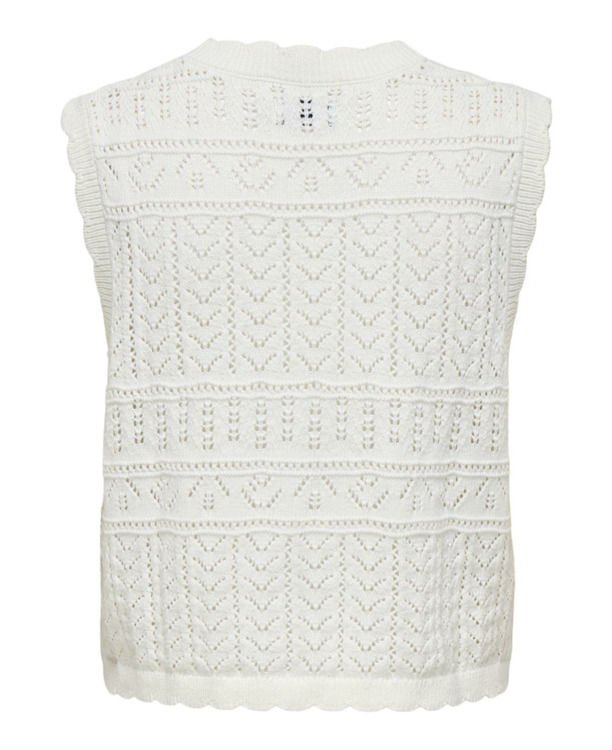 Tight Fit V-Neck Sleeveless (S/L) Vest met V-hals en geribbelde zoom voor lente/zomer
