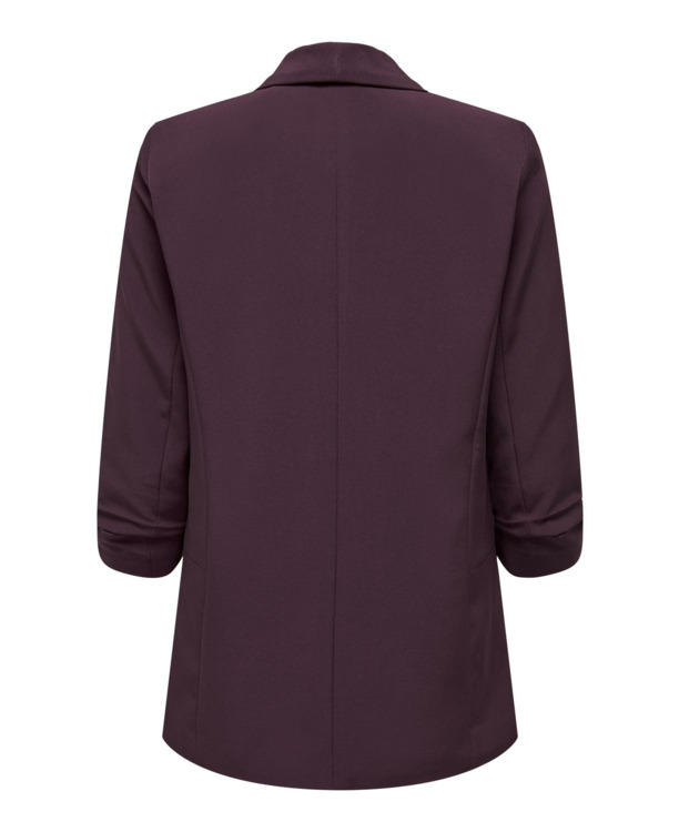 Regular Fit Reverse Blazer met gerimpelde mouwen