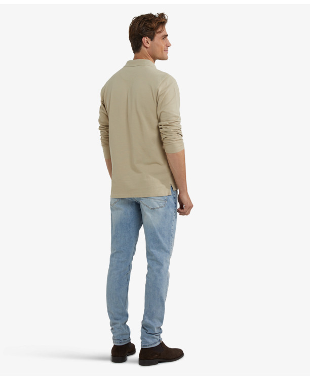 Classic Polo Long Sleeves 100% Cotton Heren