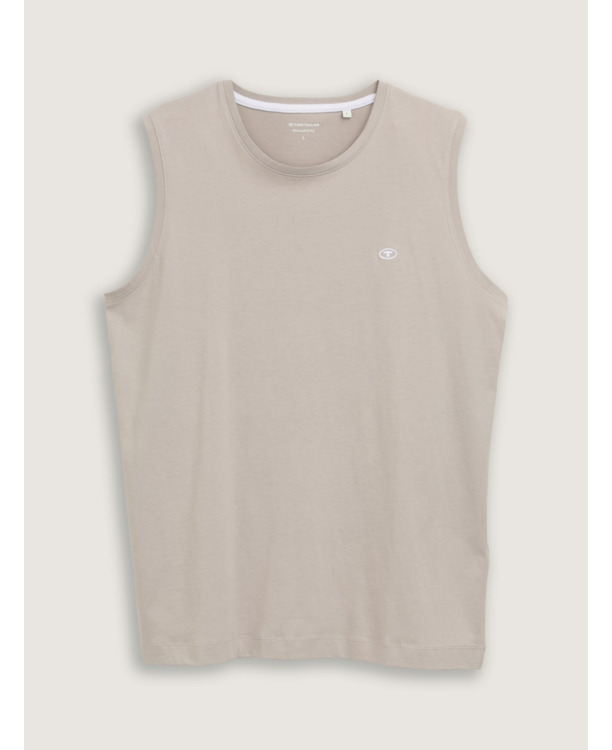 Basic tanktop met opgedrukt logo