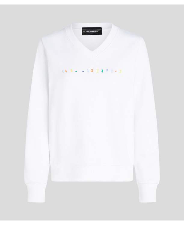 SUMMER LOGO V-NECK SWEATSHIRT